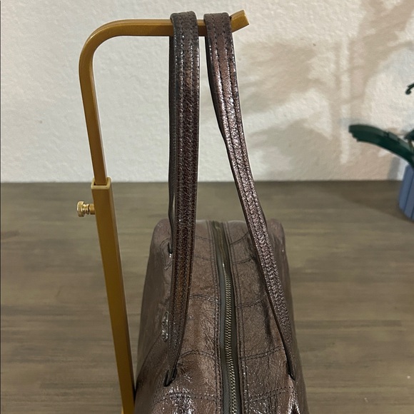 Coach Julia Metallic Bronze Shoulder Bag - Picture 4 of 10